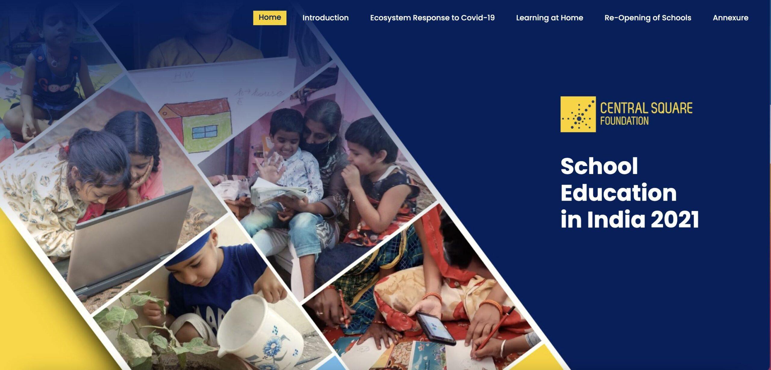 School Education in India 2021